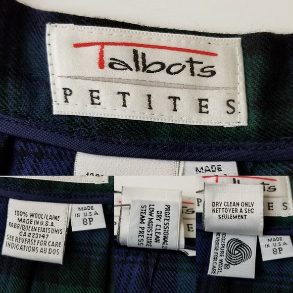 SOLD🌈1990s Talbots Petites tartan kilt - Picture 7 of 7